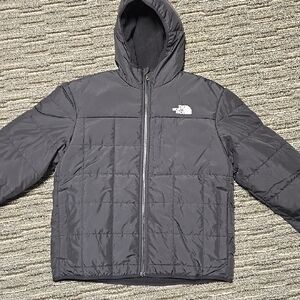 The North Face Reversible Charcoal Puffer Jacket